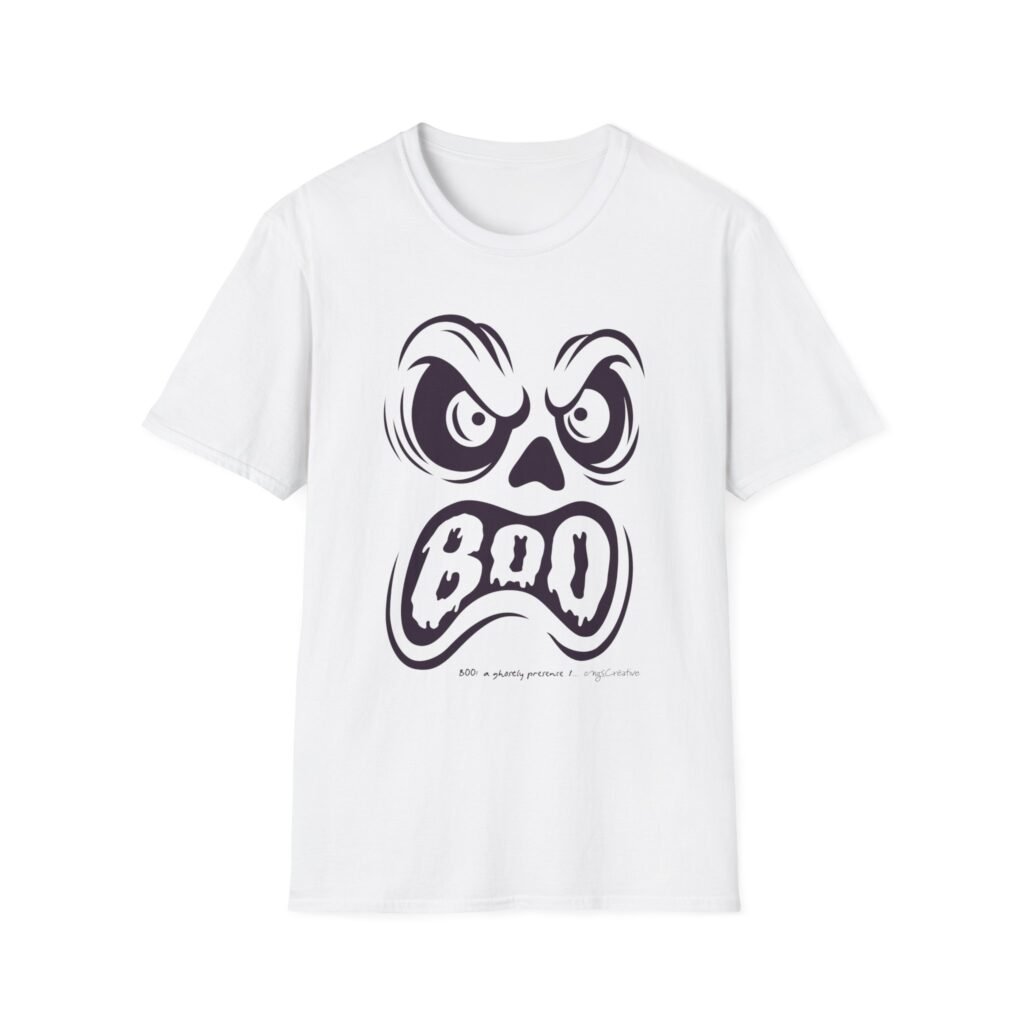 Halloween Graphic T-Shirt Spooky Boo! Adult Unisex